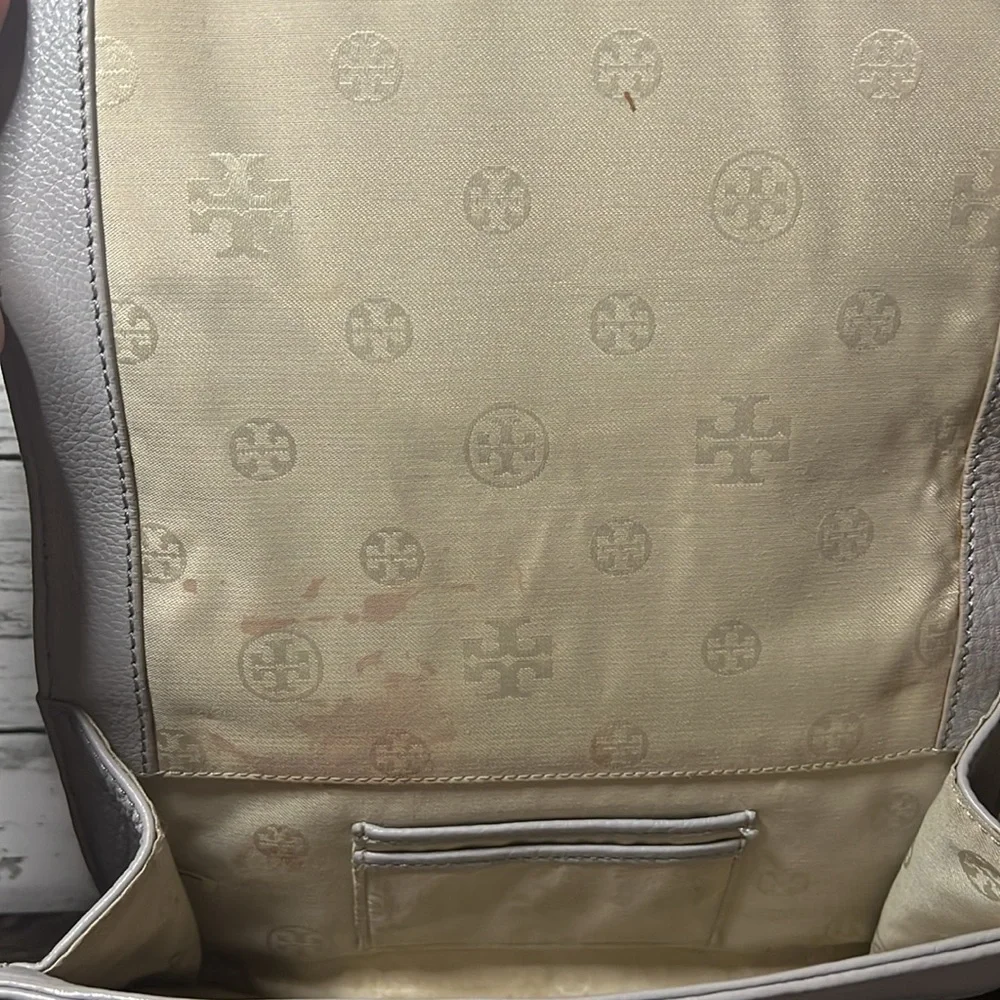 Tory Burch Gray Crossbody Bag
